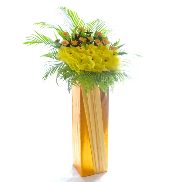 Yellow Gerberas Grand Opening Stand