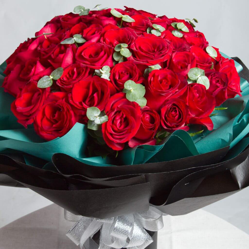 Forever Love 50 Stalks Roses Forever Love 50 Stalks Roses