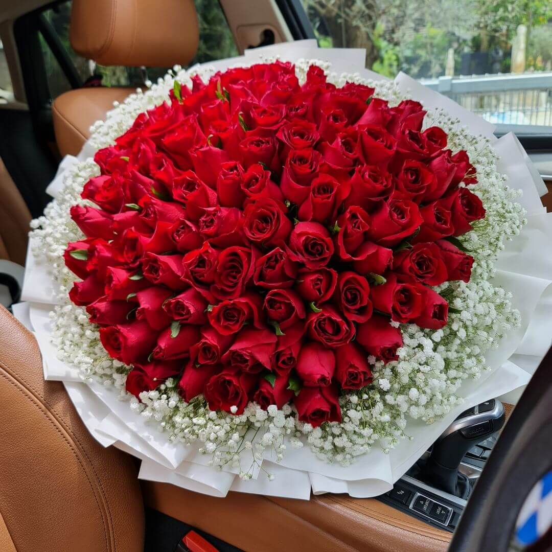 Ultimate Love Rose Bouquet - Big Rose Bouquet