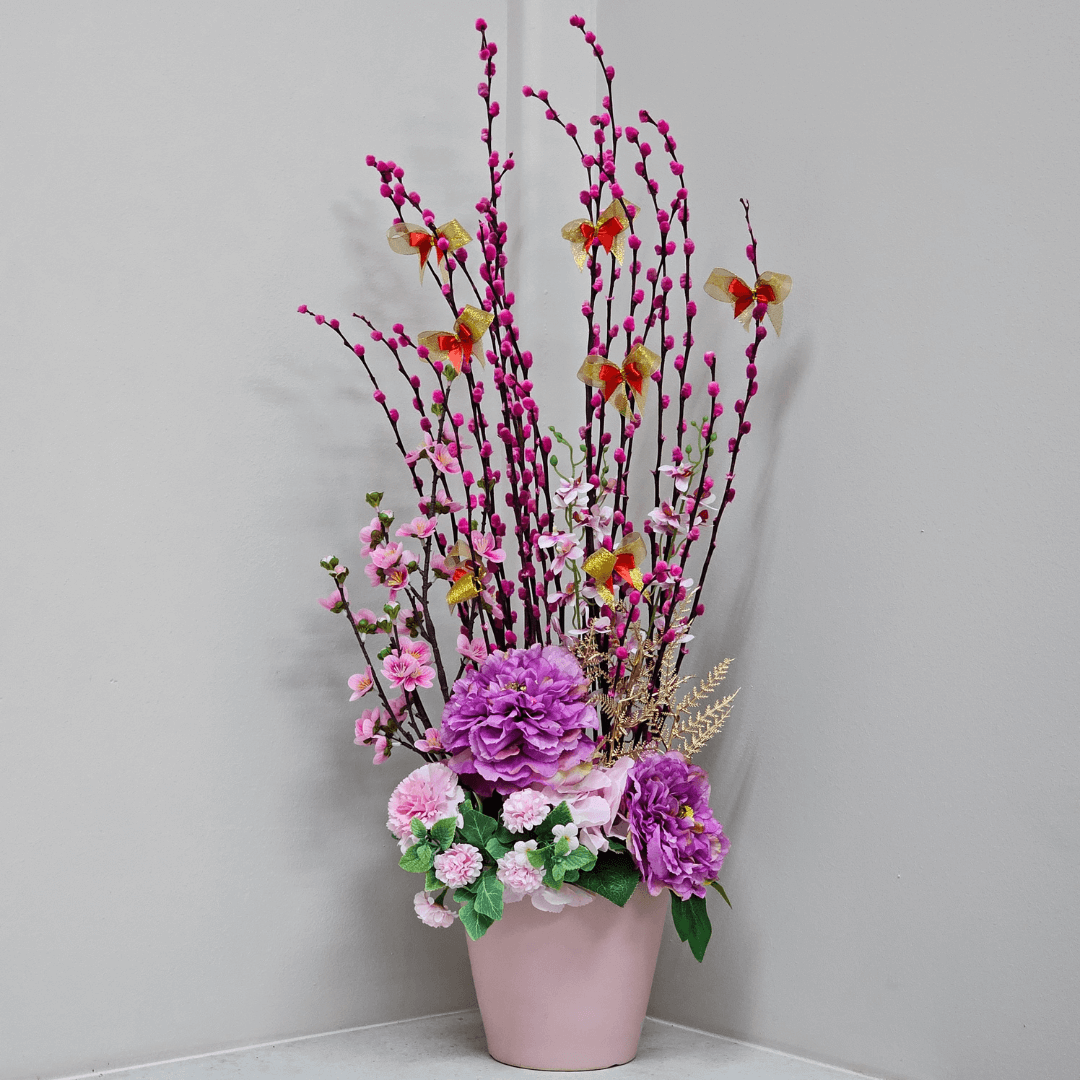 Purple Treasure Pussy Willow Arrangement