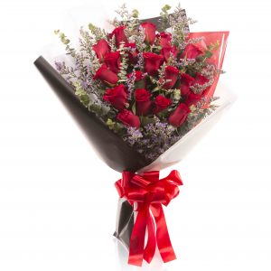 Time Waits for No Man Top Red Rose Bouquet Delivery - Time Waits for No Man โ Prince Flower Shop
