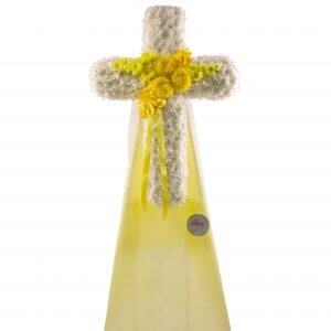 Cross Flower Wreath - Everlasting Memories