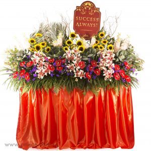 Grand Opening Flower Bouquet – Scarlet Success Ultimate Grand Opening Floral Stand - Scarlet Successโ Prince Flower Shop
