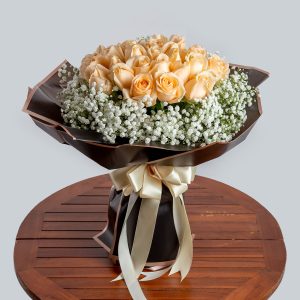 First Love Same-day Rose Bouquet Delivery in Singapore - Romantic Rose Bouquetโ Prince Flower Shop