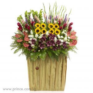Garden of Plenty – Congratulations Flowers Stand Nice Grand Opening Floral Stand - Garden of Plentyโ Prince Flower Shop