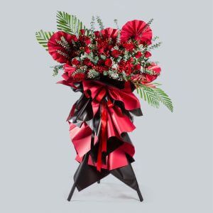 Opportune Congratulatory Flower Stand