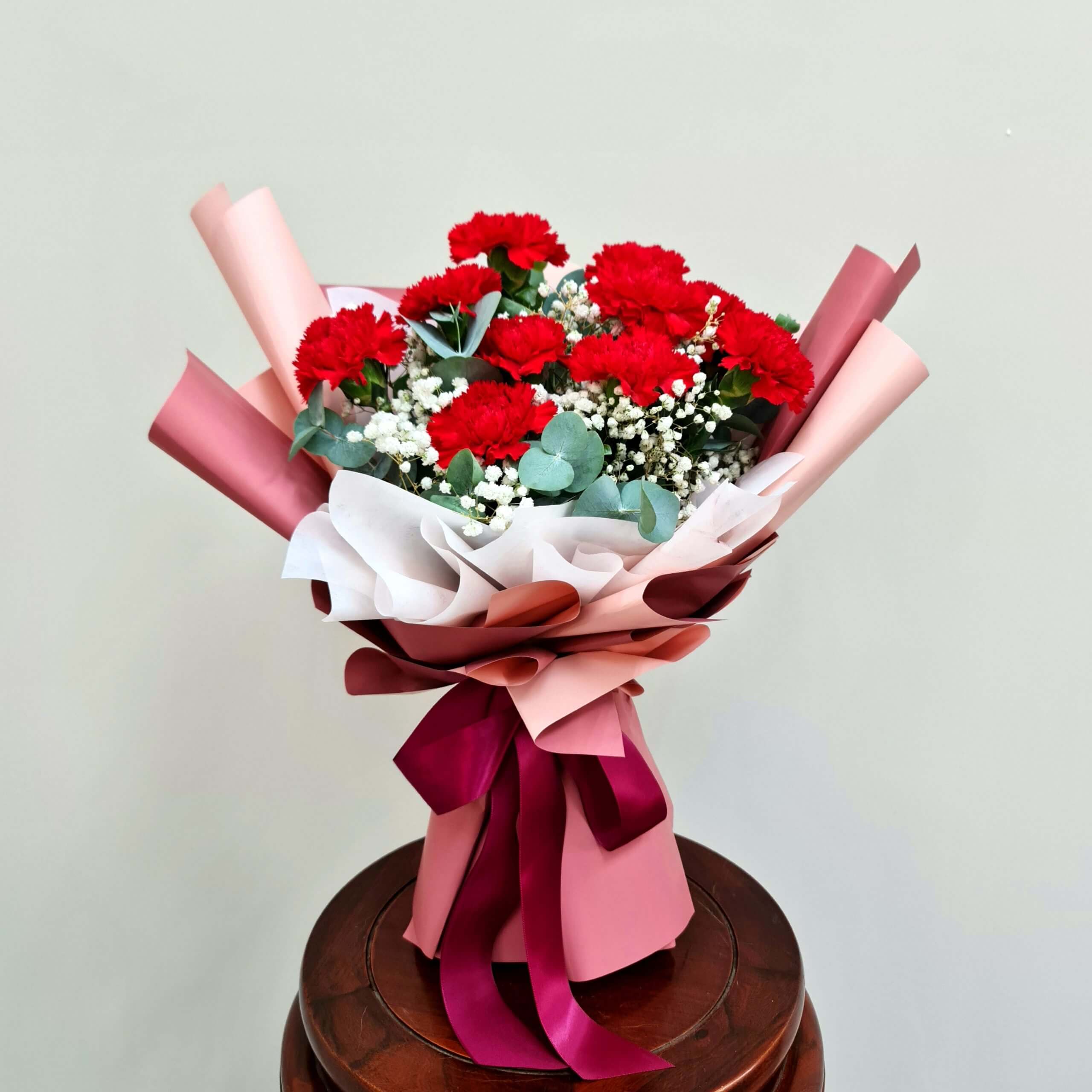 Carnation of Love Roses of Mother Love Bouquet - Prince.com.sg