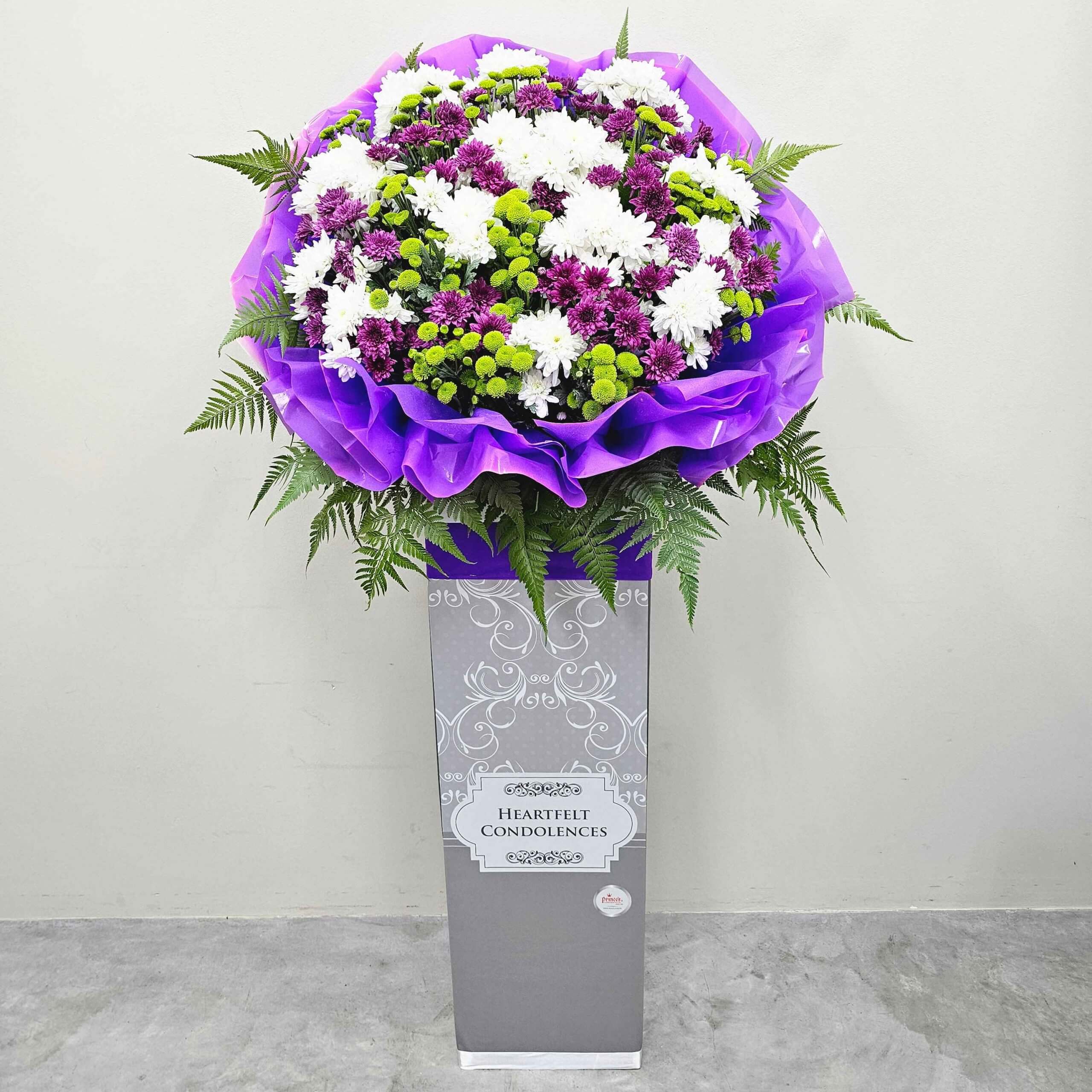 Condolence Flowers – Grace Condolence Stand Condolence Flowers – Grace Condolence Stand
