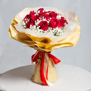 Red Passion Rose Bouquet Delivery at Prince Flower Shop