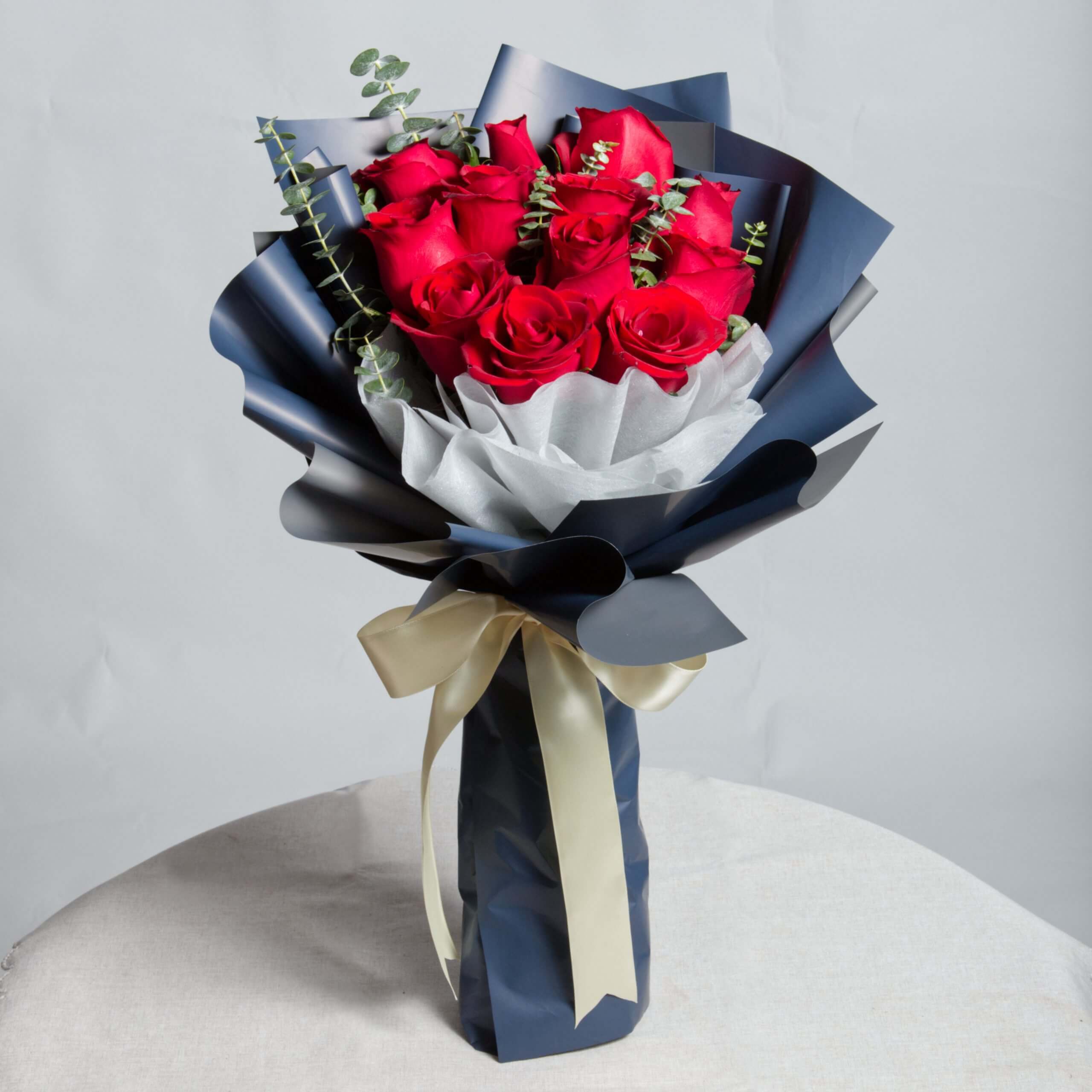 Simplicity In Love - Red Rose Bouquet - Prince Flower Shop