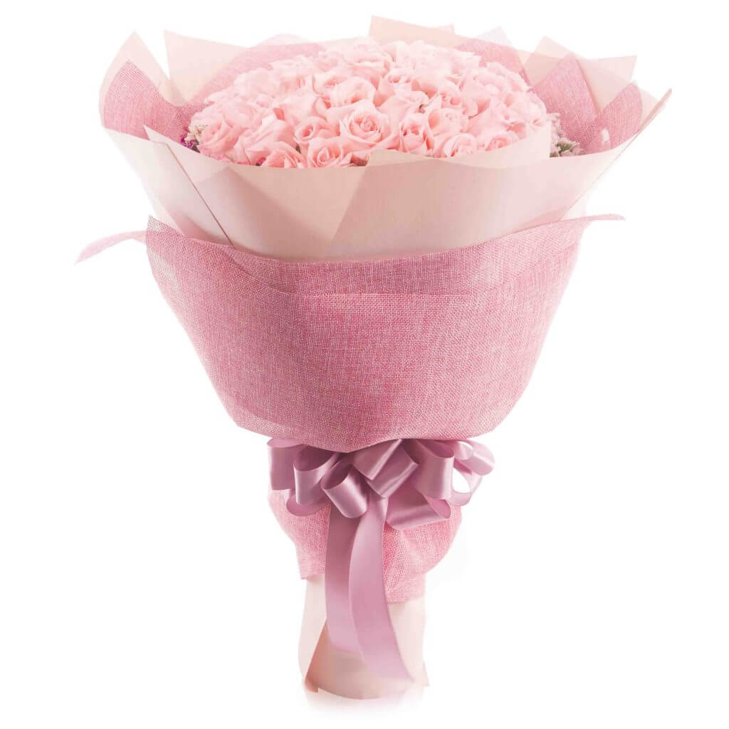 Same-day Pink Rose Bouquet Delivery in Singapore - Adorable You– Prince Flower Shop