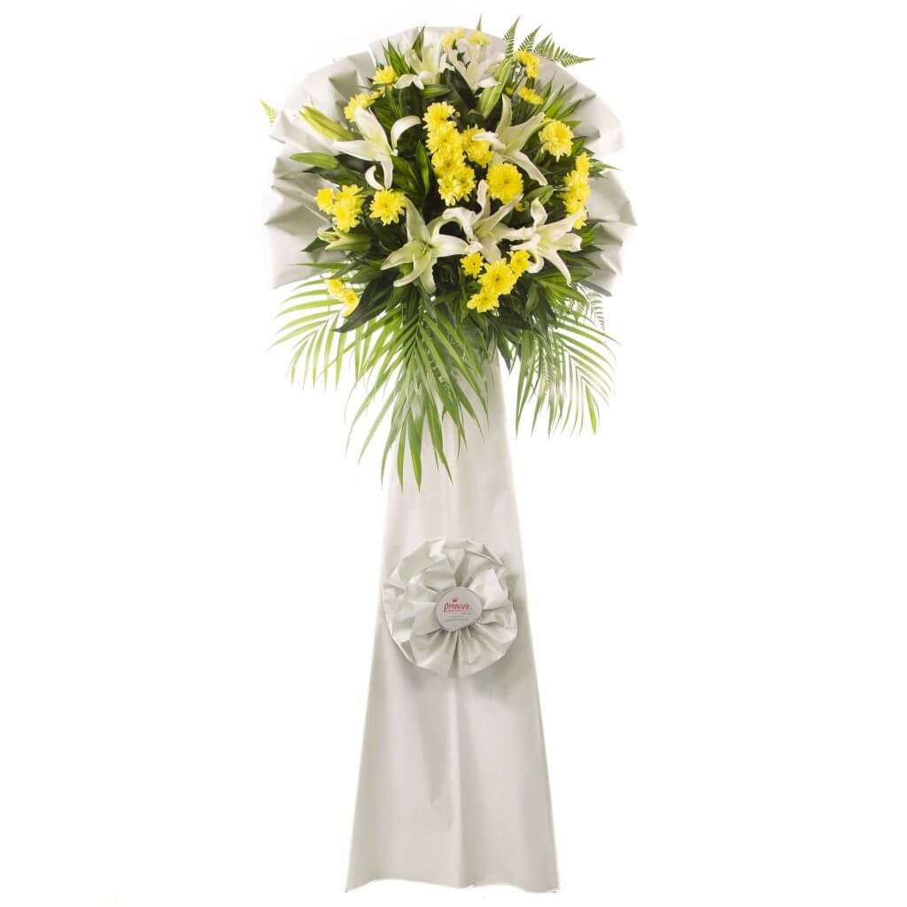 Top Funeral Wreath in Singapore - Tranquillity– Prince Flower Shop