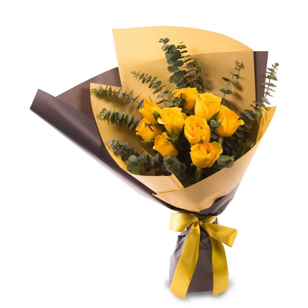 Best Congratulatory Flower Bouquet – Golden Hooray- Prince Flower Shop