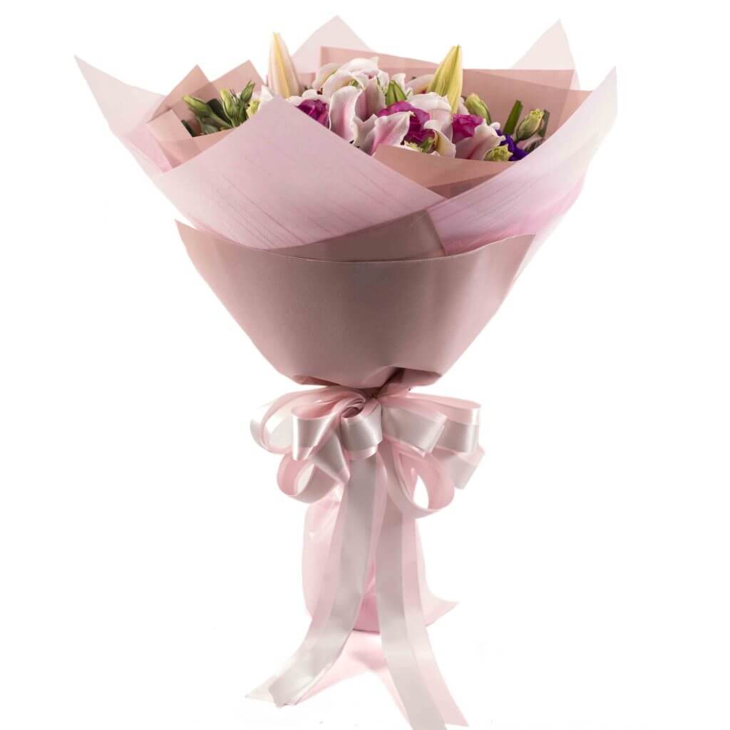Lovely Romantic Flower Bouquet – Harmony of Spring - Prince Flower Shop