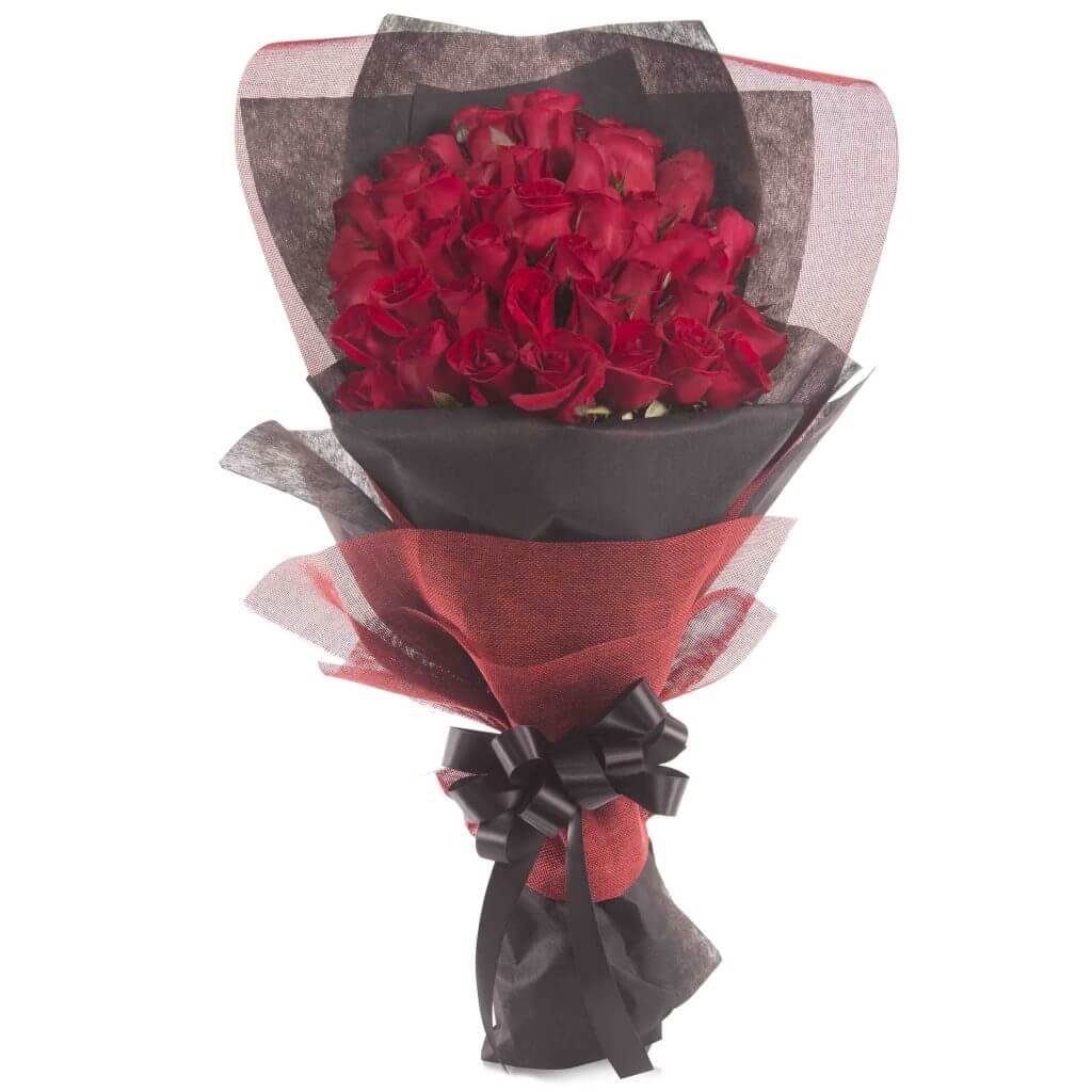 Next-day Red Rose Bouquet Delivery - Mon Amour– Prince Flower Shop