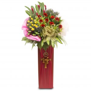 Premium Congratulatory Flower Stand in Singapore - Prosperity Forever– Prince Flower Shop