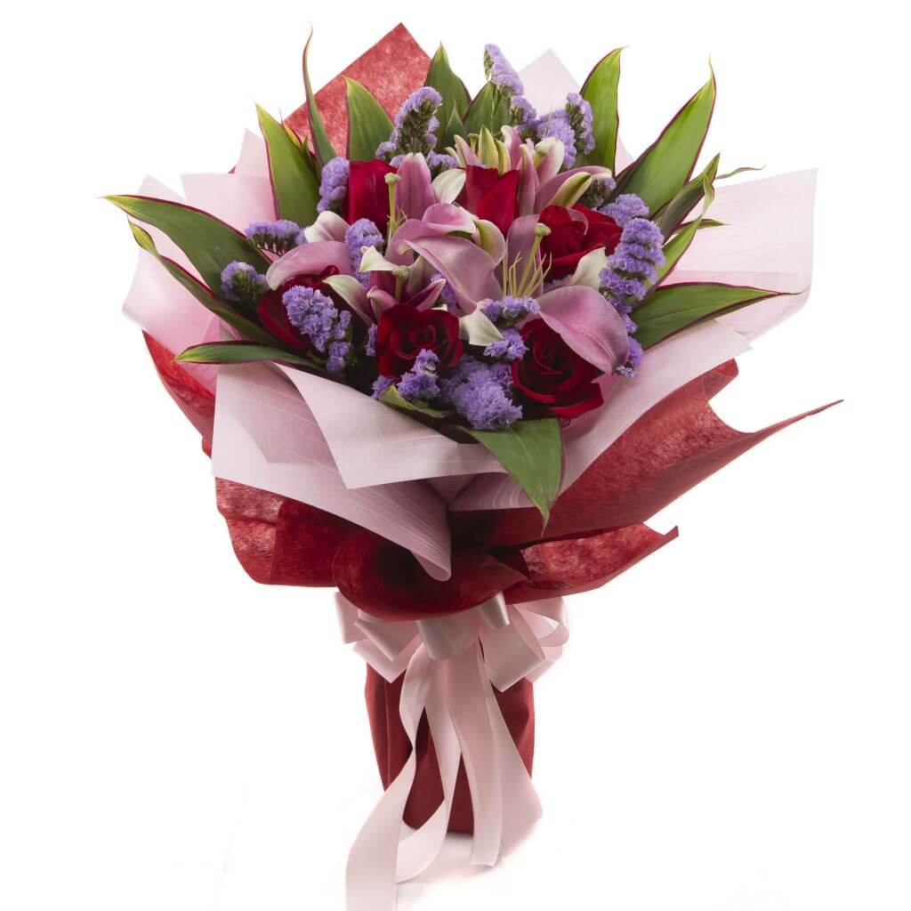 Colourful Lily Bouquets in Singapore – Regale Splendour- Prince Flower Shop