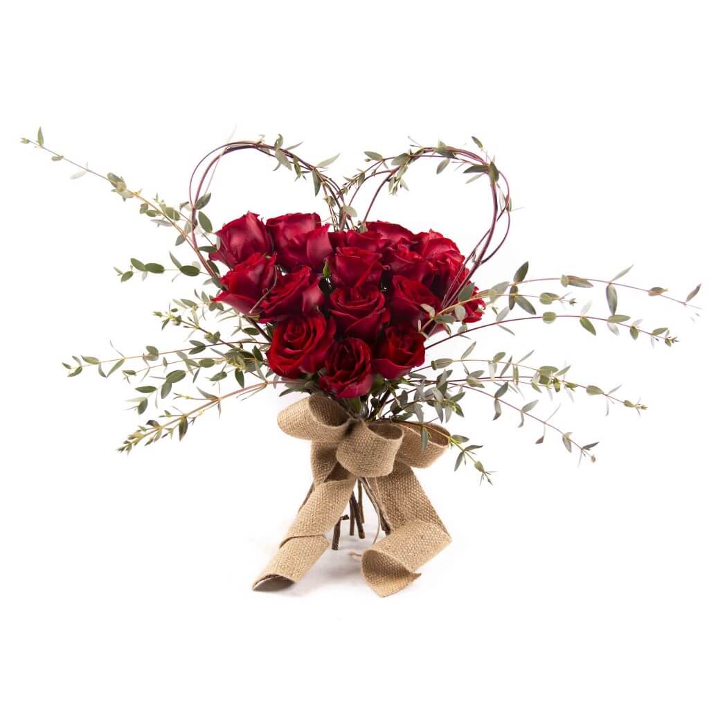 Wedding Red Rose Bouquet - Saying I love you – Prince Flower Shop
