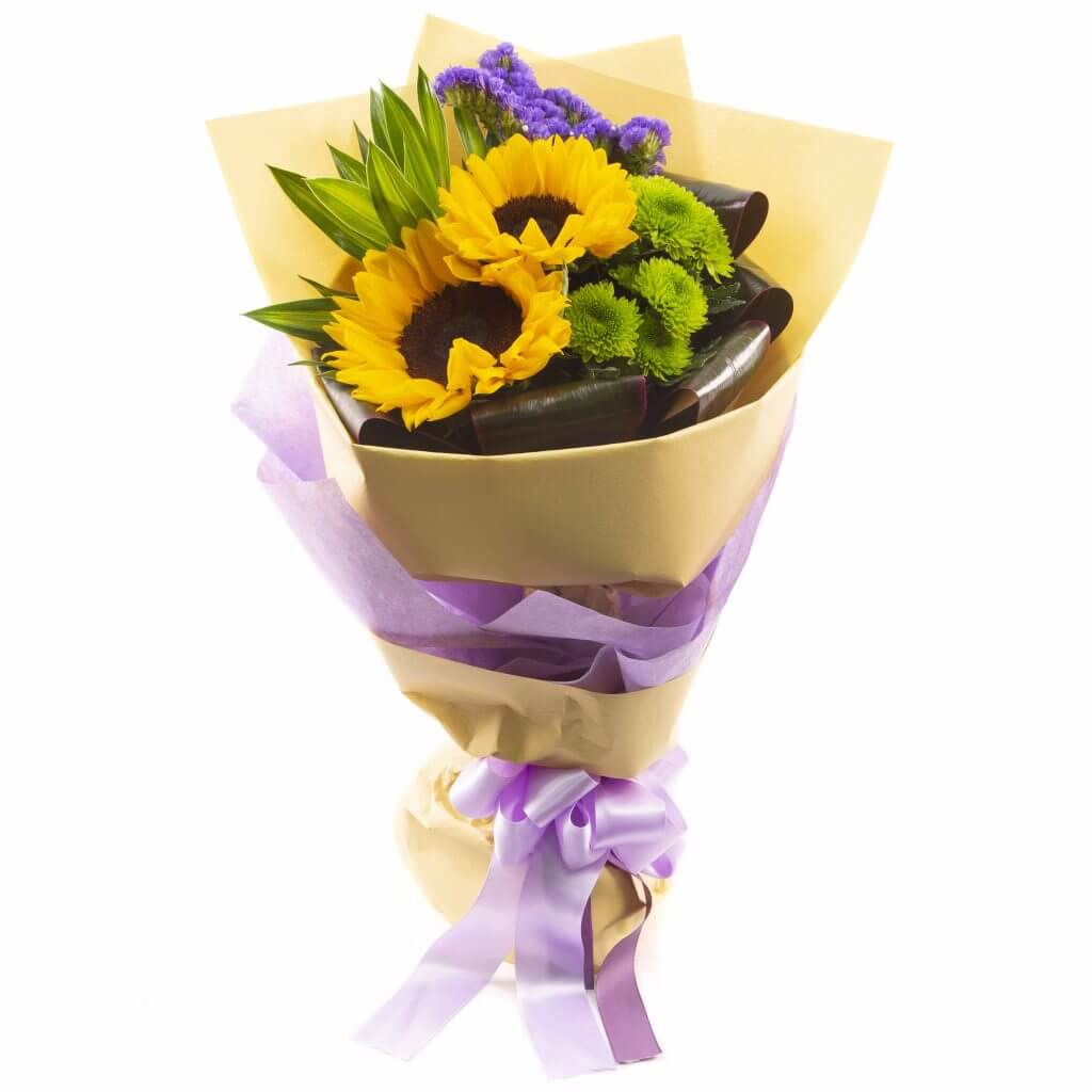 Congratulatory Flower Bouquet – Sun of Success - Prince Flower Shop