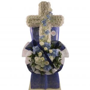 Best-quality Condolence Flower Delivery in Singapore – Condolence Wreath God’s Consolement– Prince Flower Shop
