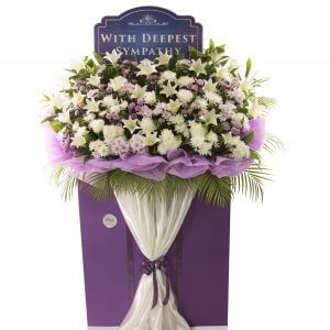Purchase Unique Funeral Flowers in Singapore – Royal Respect– Prince Flower Shop