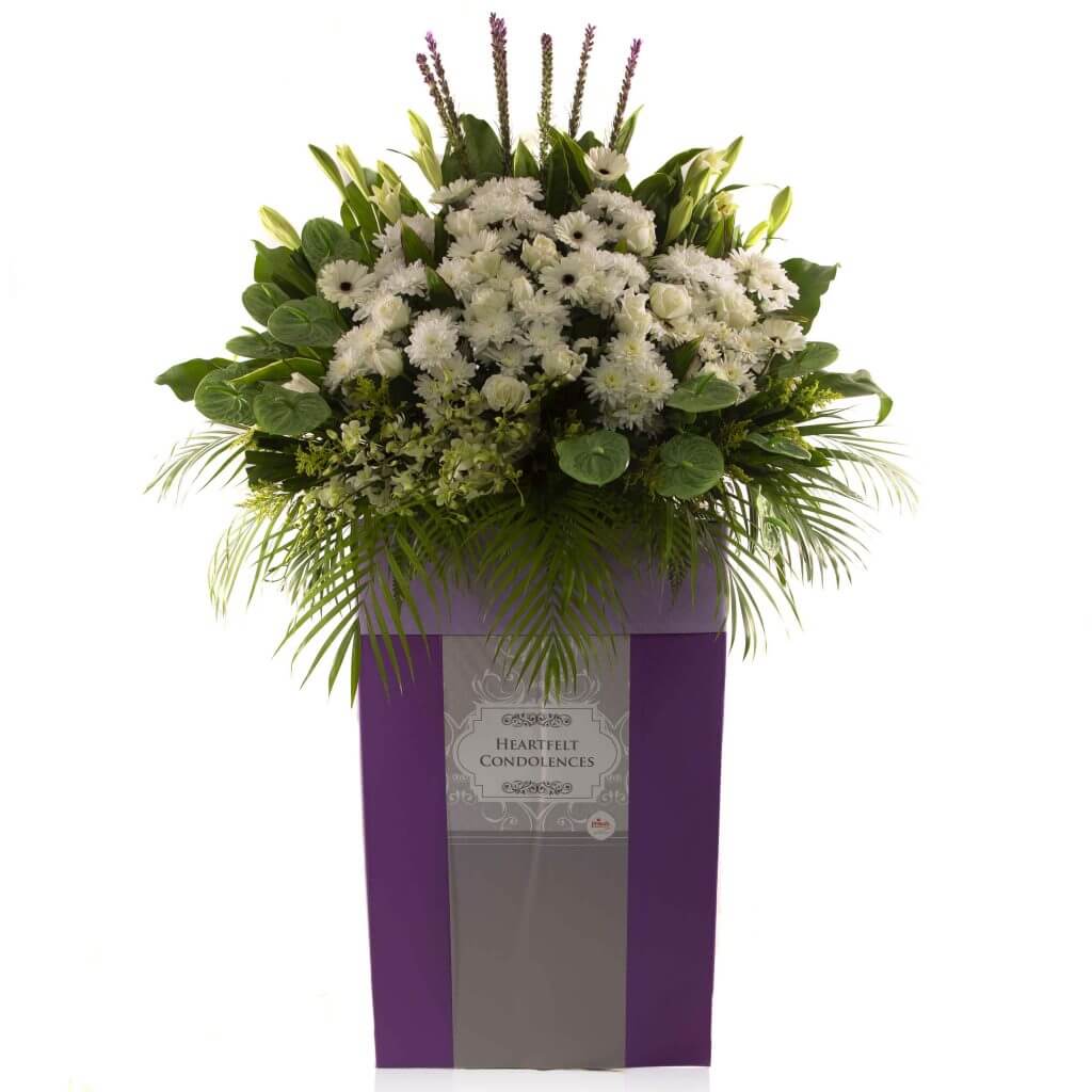 Purchase Best Funeral Flowers in Singapore – Dearly Departed– Prince Flower Shop
