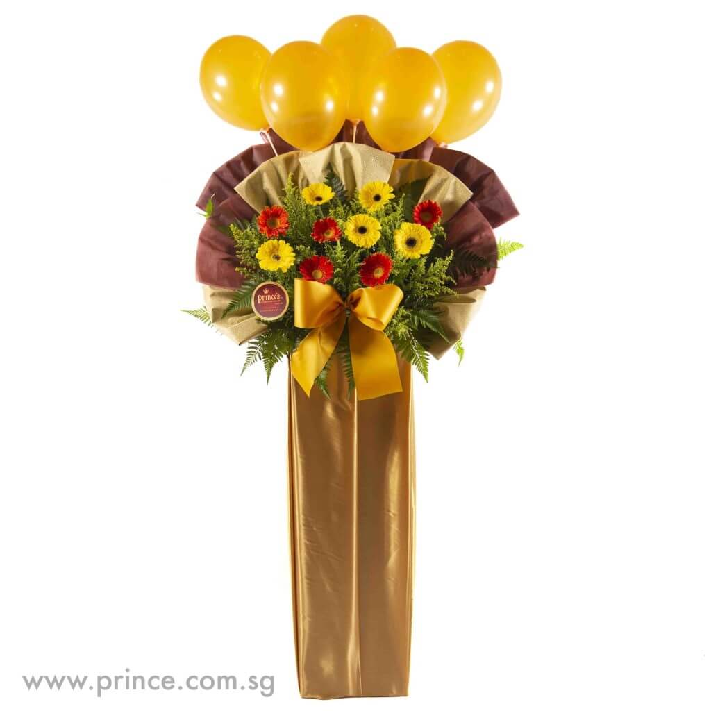 Purchase Congratulatory Flower Stand in Singapore - Blooming Success Stand – Prince Flower Shop