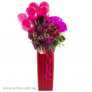 Lovely Flower Stand in Singapore- Joyous Celebratory Stand– Prince Flower Shop