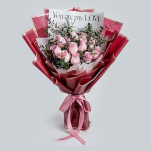 Admiration gift rose bouquet