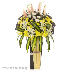 Send Same-day Funeral Wreath in Singapore – Comfort And Grace– Prince Flower Shop