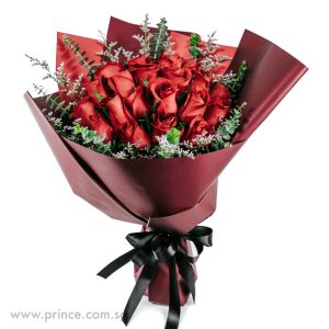 Best Red Rose Bouquet Delivery - Alluring Romantic Rose Bouquet – Prince Flower Shop