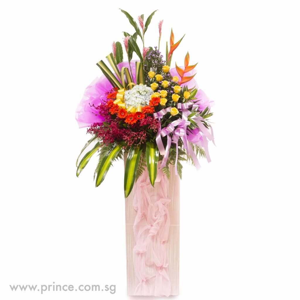 Beautiful Floral Stand - Blossoms Of Paradise– Prince Flower Shop