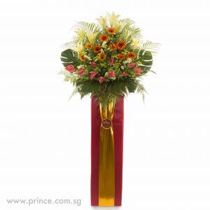 Unique Congratulatory Flower Stand in Singapore - Fruitful Blessings– Prince Flower Shop
