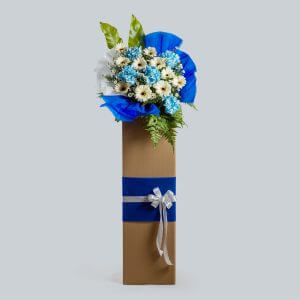 Fresh Funeral Flowers in Singapore – Empathy Funeral Wreath Flowers – Prince Flower Shop