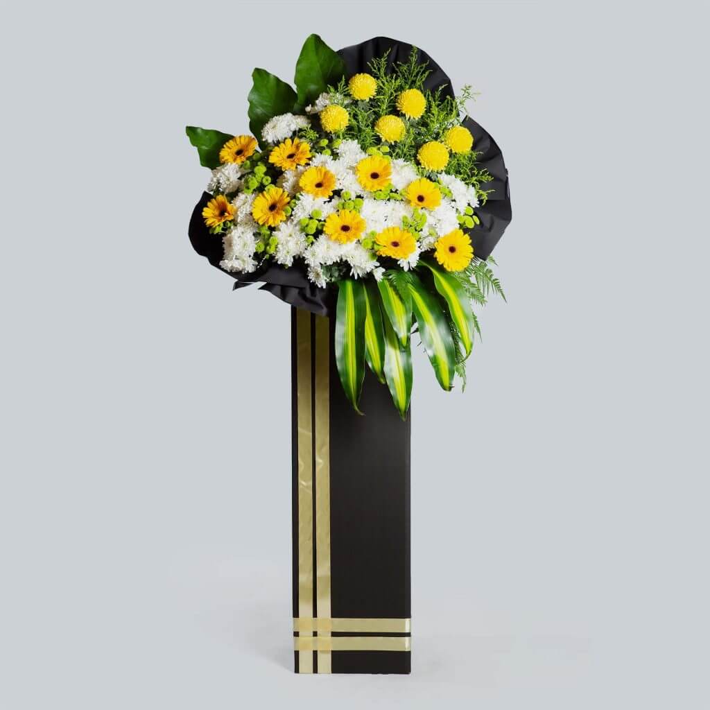 Leading Funeral Wreath Delivery in Singapore – Lenity Wreath – Prince Flower Shop