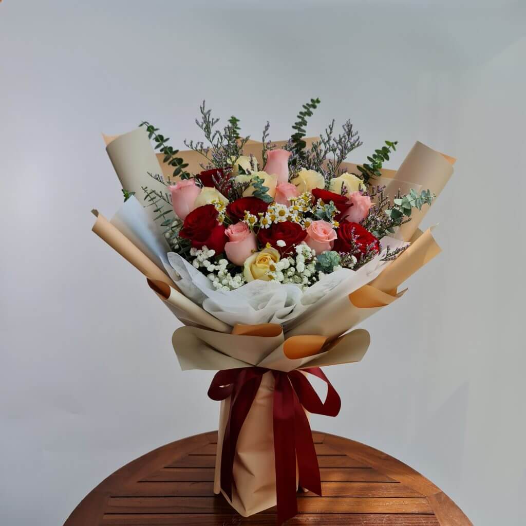 Red Rose Bouquet - Sweet Surprises Rose Bouquet - Prince’s Flower Shop