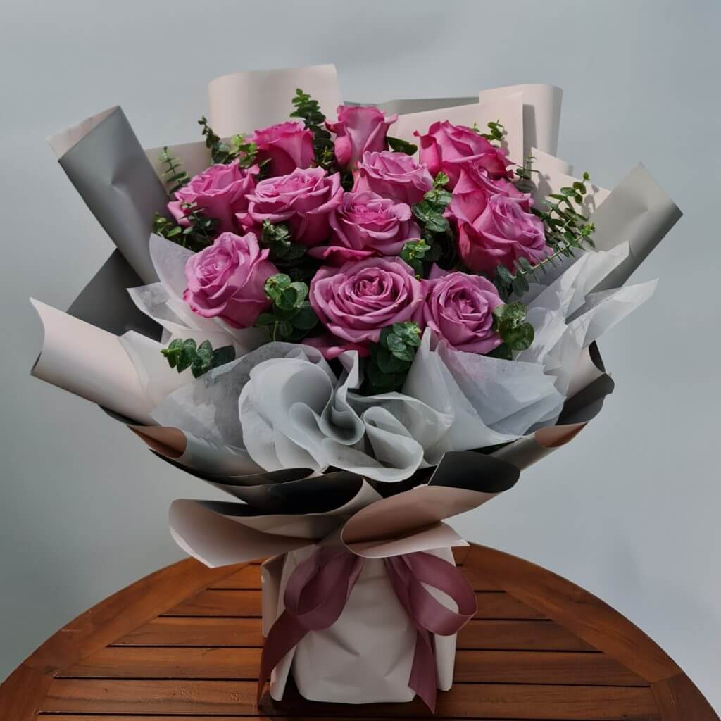 Red Rose Bouquet - Lover’s Delight Rose Bouquet - Prince’s Flower Shop