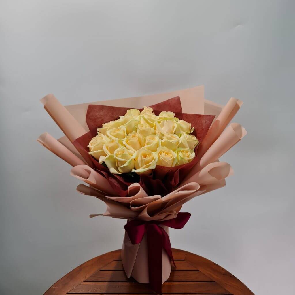 Rose Bouquet - Yellow Rose Bouquet - Prince’s Flower Shop