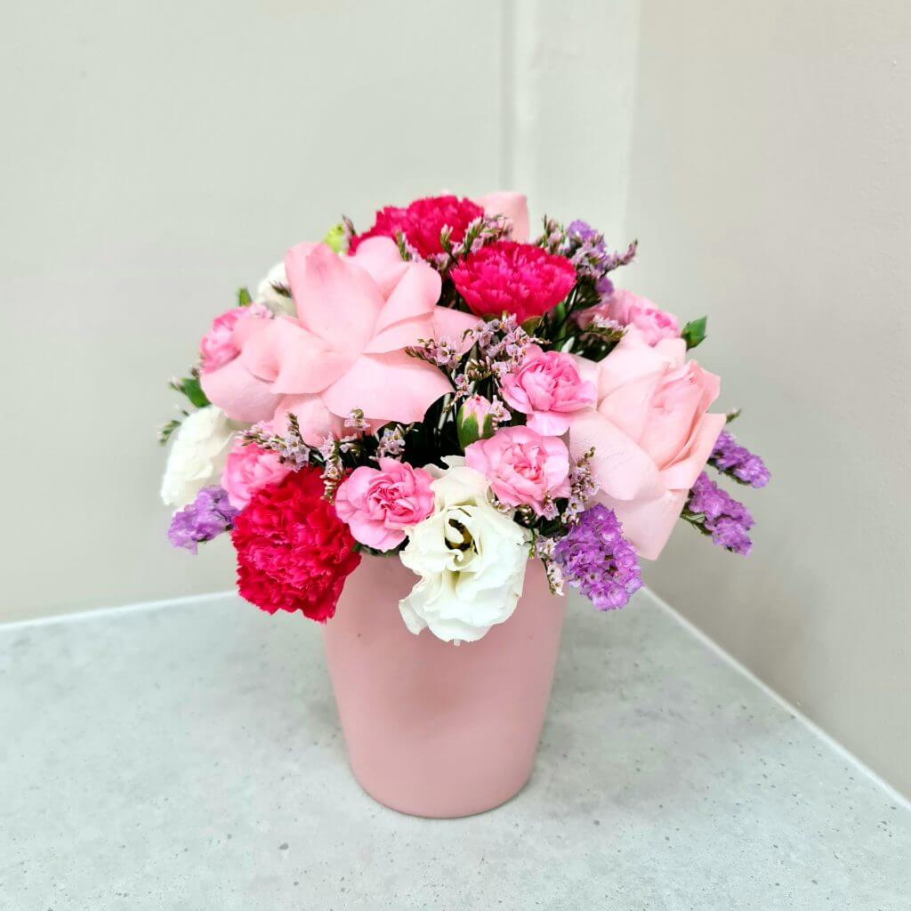 Garden Blooms Table Arrangement - Prince Flower Shop - Mother's Day Table Top Arrangement