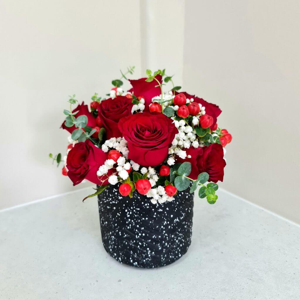 Modern Romance Table Arrangement - Prince Flower Shop - Mother's Day Flower