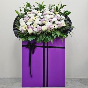 Classic Condolence Flower Stand - Funeral Flower Stand