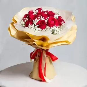 Red Passion Rose Bouquet Delivery at Prince Flower Shop