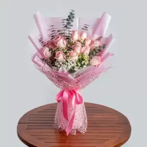 Pink Rose Bouquet