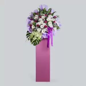 Send Funeral Wreath in Singapore – Serenity – Prince Flower Shop