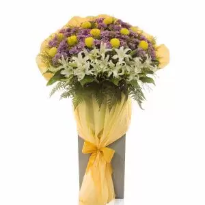 Same-day Funeral Wreath Delivery in Singapore – Peace In Eternity– Prince Flower Shop