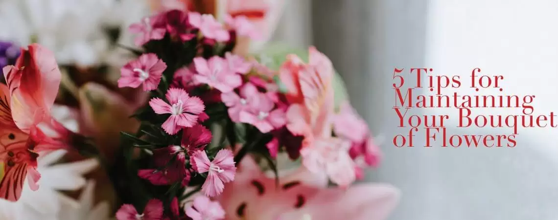 5 Tips for Maintaining Your Bouquet of Flowers