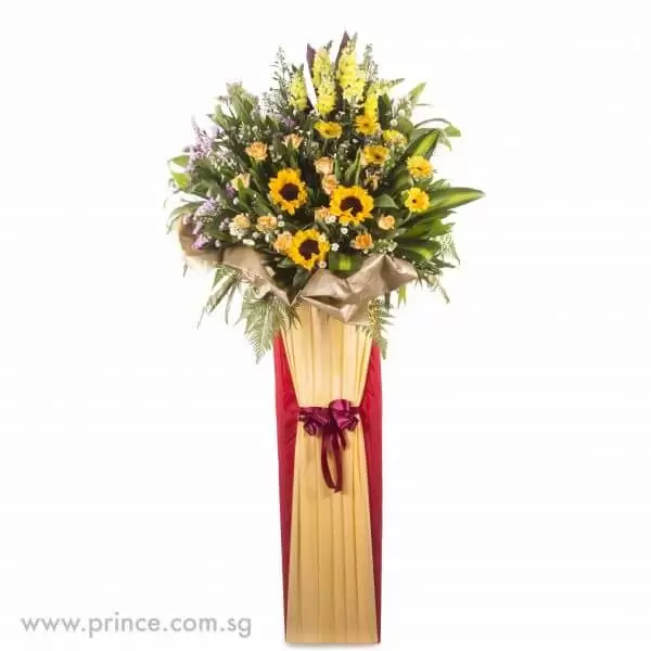 Summer Sunshine - Congratulatory Flower Stand