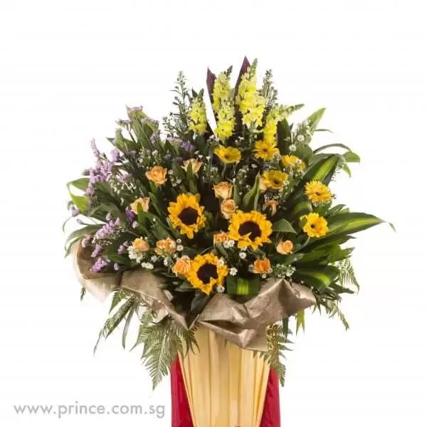 Summer Sunshine - Congratulatory Flower Stand