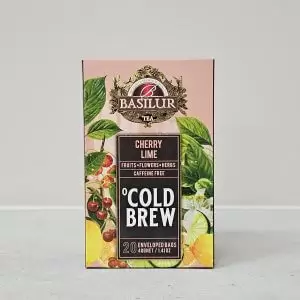 Basilur Caffeine FreeCherry Lime Cold Brew Tea 20 Sachets - Prince Flower Shop