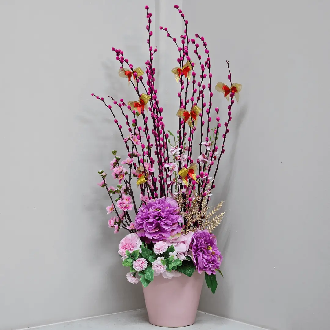 Purple Treasure Pussy Willow Arrangement